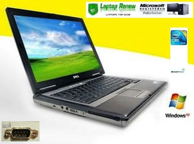 Dell Latitude D630 D620 Windows XP Pro Laptop|RS232 Serial Port