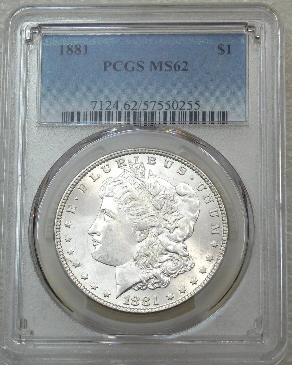 MS 62 Graded 1881 Year Morgan US Dollars (1878-1921) for sale | eBay