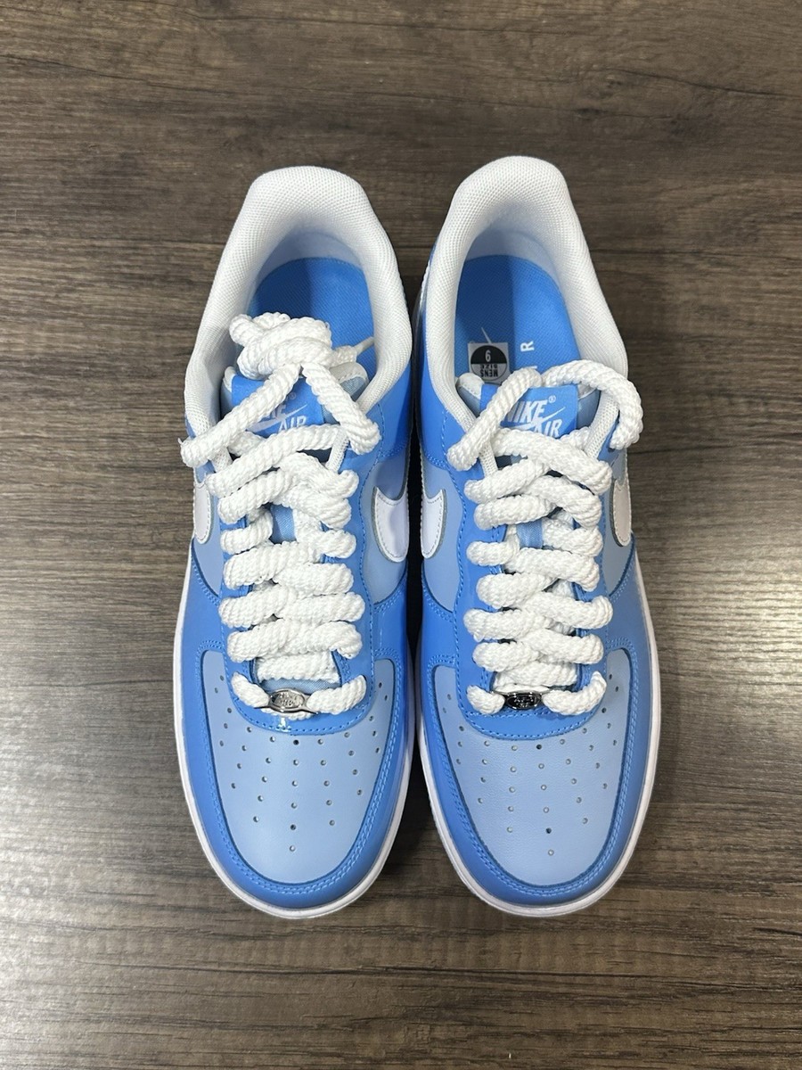 Nike Air Force 1 '07 LV8 Psychic Blue Patent HV9405-400 Men's Size