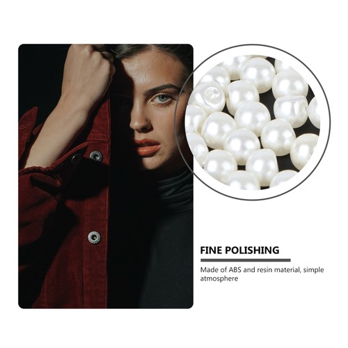 50PCS Round Shape Pearl Buckles Colorful Pearl Buttons Creative Buckles (10L) - Picture 6 of 12