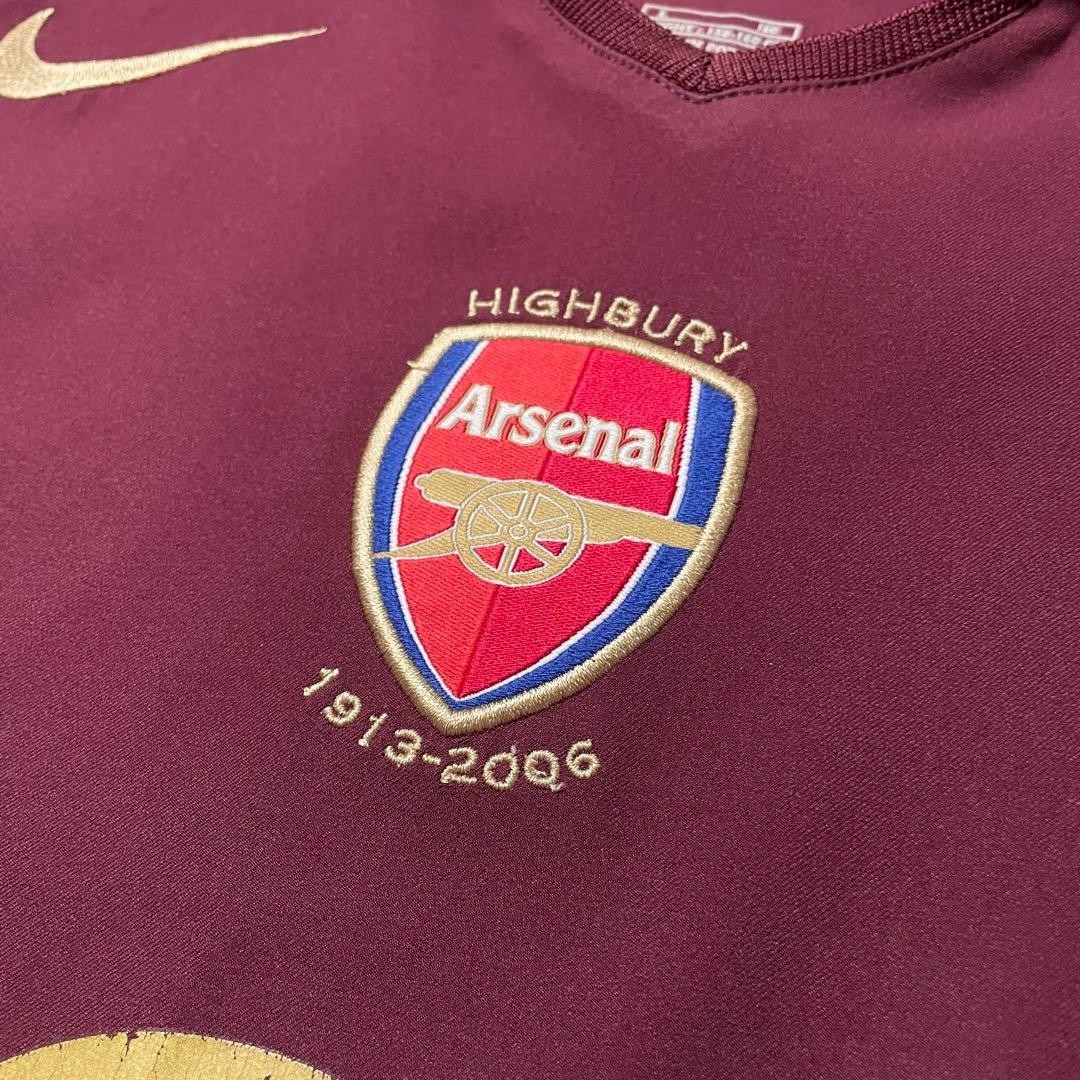 Henry #14 Arsenal 05-06 Home Jersey Nike Last Highbury Size 160