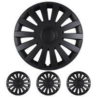 4X Albrecht KFZ PKW Radkappe Radblende 15 Zoll Wind S Master Line Schwarz Matt