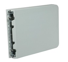 5 foot Light Gray Resin Multi Purpose Center Fold Table with Wheels