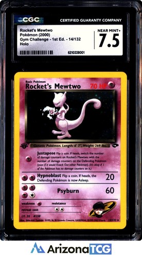 Mewtwo graded CGC 7.5 for sale on eBay