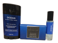 Bath Body Works OCEAN Gift Set Soap mini Cologne Deodorant