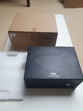 100% GENUINE IWC SPITFIRE CHRONO BFI LONDON SE BLACK LEATHER COMPLETE WATCH BOX