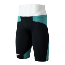 MIZUNO Men's Racing Swimsuit GX  SONIC DUAL Half Spats N2MBD015 93: Black x