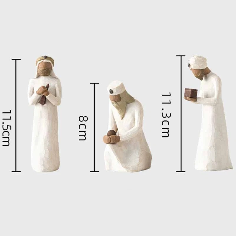 3PC Willow Tree Nativity The Three Wise Men Figurine Susan Lordi Christmas Scene - image 4 of 4