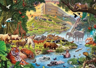 628136509800 Puzzle XXL 500 elementów. Arka Noego Eurographics