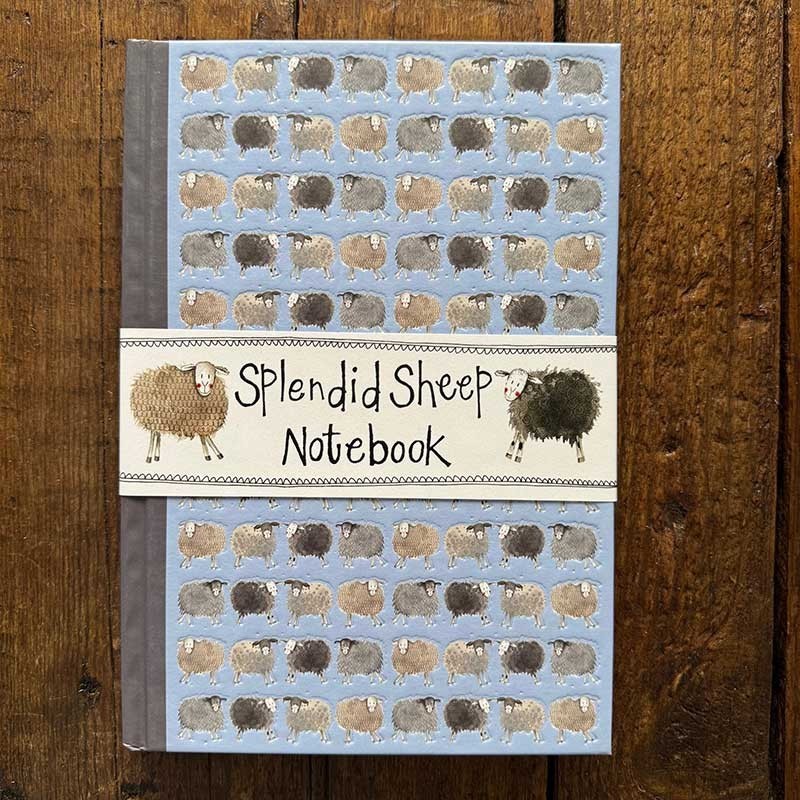 Alex Clark Splendid Sheep A5 Hard Back Journal with Lined Pages