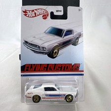 Hot Wheels Flying Customs 1967 Ford '67 Custom Mustang White Muscle Car Diecast