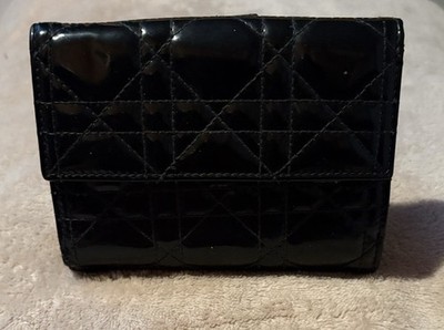 最終値下げChristian Dior 黒 キルティング 三つ折り財布 Christian Dior（クリスチャン・ディオール） Dior ディオール 三