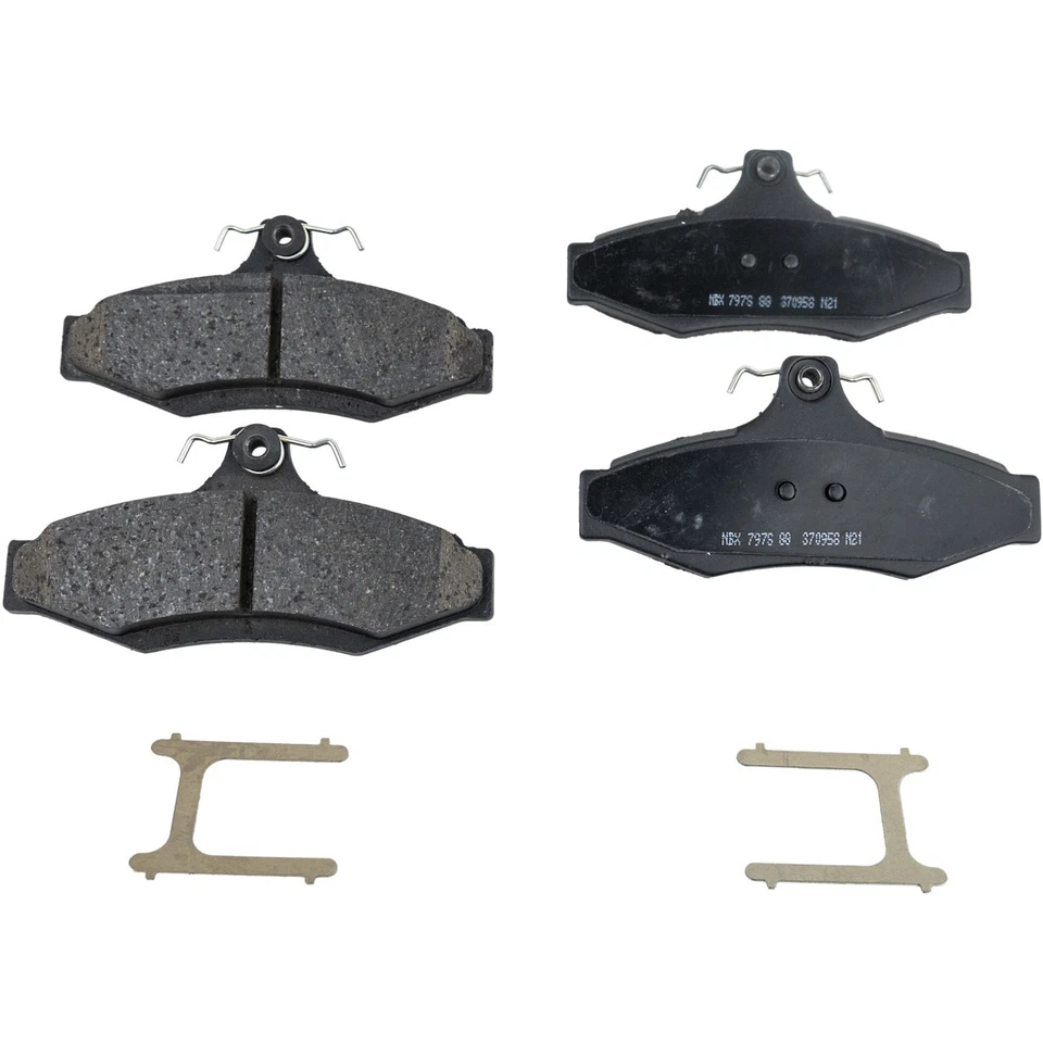 Front and Rear Ceramic Brake Pad Set For 1999-2002 Daewoo Nubira Daewoo Leganza - Image 2 of 4