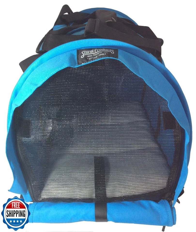 Transportador de viaje para mascotas SturdiBag XL: altura flexible para gato y perro lados suaves con Foto 2 de 4