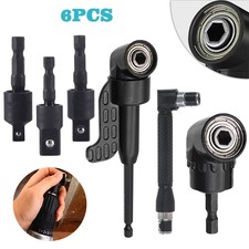 6Pcs Right Angle Drill Attachment Set with 105° Angle Drill Adapter Tool