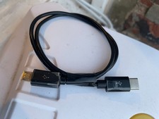 USB Type C to Micro USB charging cable - Black