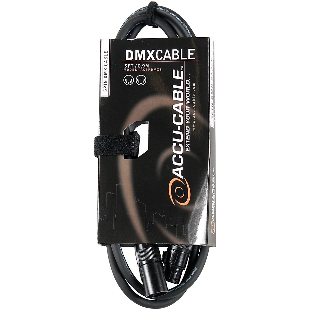 Американский DJ Spool 5-контактный кабель освещения DMX длиной 3 фута 2590₽