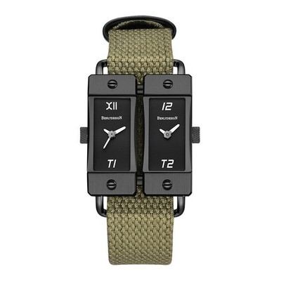 Men's IB BENLYDESIGN Watch - Niche Dual Display Luminous Waterproof Retro