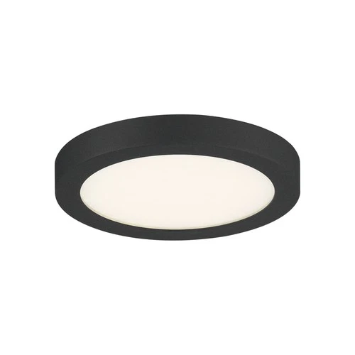 Quoizel OST1708 Outskirts 8"W LED Flush Mount Ceiling Fixture - Nickel - Picture 5 of 12