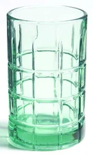 Anchor Hocking Tartan Green  Juice Glass 4586736