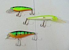Large Musky/Pike/Walleye Crank Baits , 2 Deep...