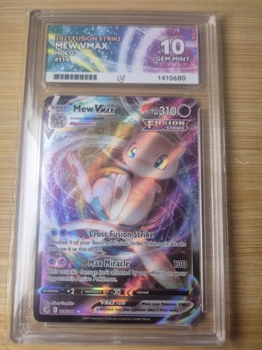 Mew Vmax #114 Ace GEM MINT 10