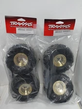 Traxxas 3663-Gold Tires and Wheels (4-Pieces)