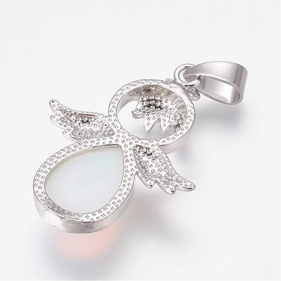 Kettenanhänger Engel Engelanhänger Schutzengel silbern Ketten Anhänger #SB10 - Bild 2 von 4