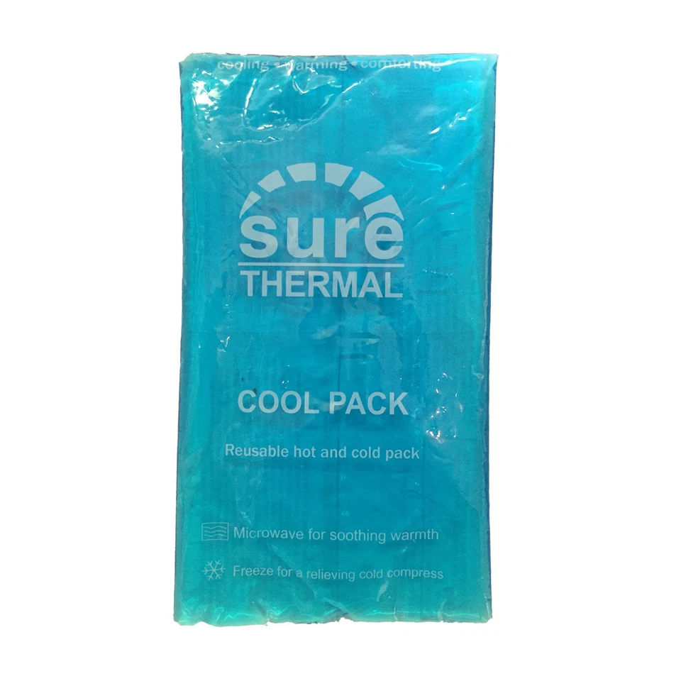 SURE THERMAL XL RE-USABLE GEL HOT/COLD HEAT COOL FIRST AID MICROWAVE/FREEZE PACK