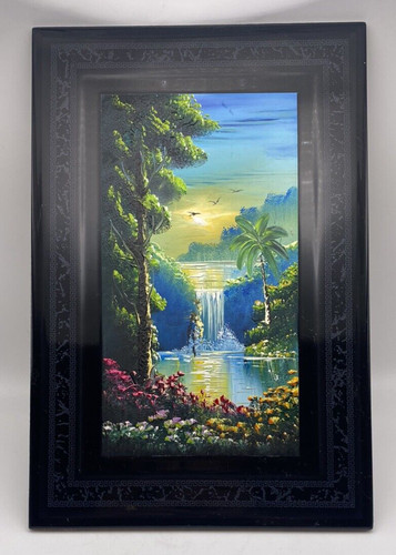 Waterfall Ceramic Tile Mexico 8 x 12  Hand Painted