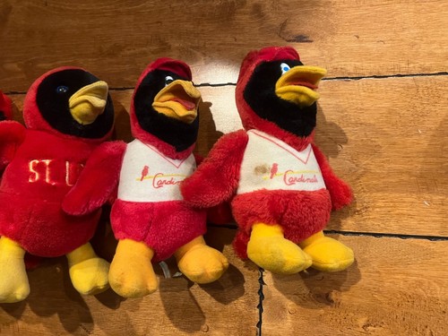 LOT OF (5) VINTAGE 1981 DAKIN ST. LOUIS CARDINALS FREDBIRD PLUSH - Picture 2 of 14