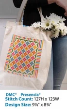 FLOWERS & STRIPES  CROSS STITCH  PATTERN ONLY    YD   QEV