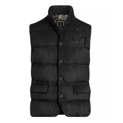 suede sleeveless jacket