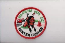 1970 CIC Wa-Pa-Ha Winter Camper patch