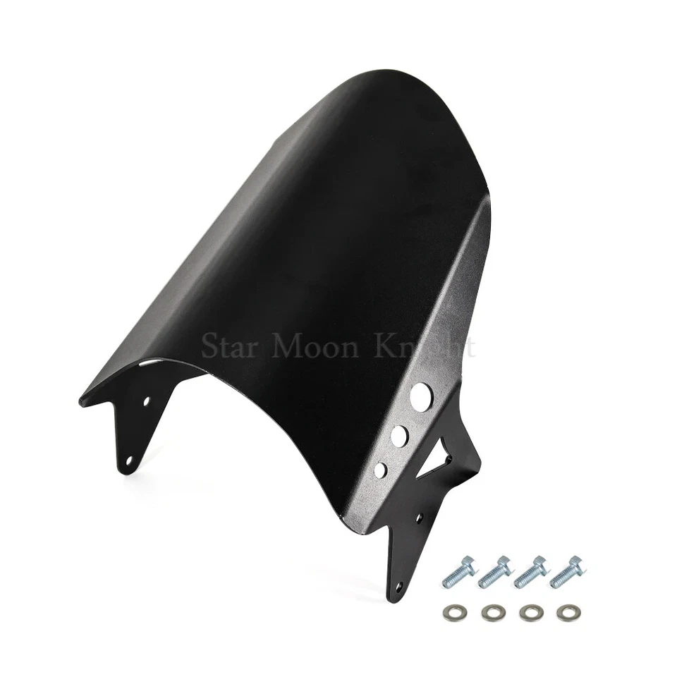 Parabrisas negro para Yamaha XSR 900 2015-2020 deflector de parabrisas Foto 3 de 4