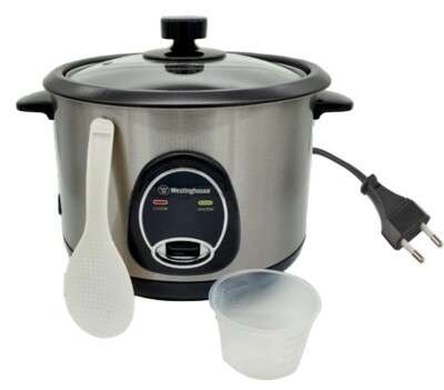 Westinghouse 220 Volt Rice Cooker 10 Cup-Keep Warm Function (Not For Use In USA)