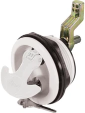 WHITECAP 3" Locking T-Handle Latch White Nylon 2-1/2" Cutout 3226WC