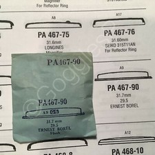 GS Round Replacement Crystals PA Series for Misc. Watches - NOS