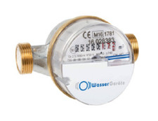 Universal Wasserzähler für Kalt o Warmwasser Wasseruhr Uhr Neu geeicht 2026