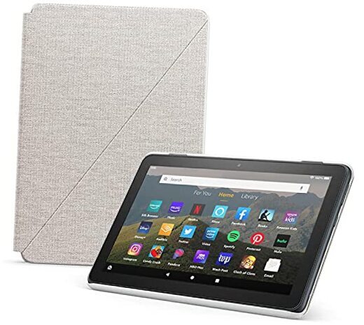 Amazon Fire HD 8 Cover, compatible with 10th generation tablet, Sandstone White