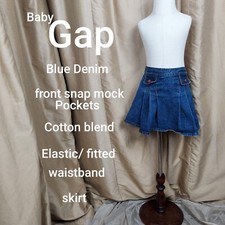 Baby Gap blue Jean skirt size 4 Years