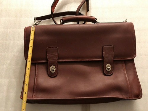 Vintage - Sacoche International - Brooklyn NY, USA Brown Leather Messenger Bag - Photo 7/10
