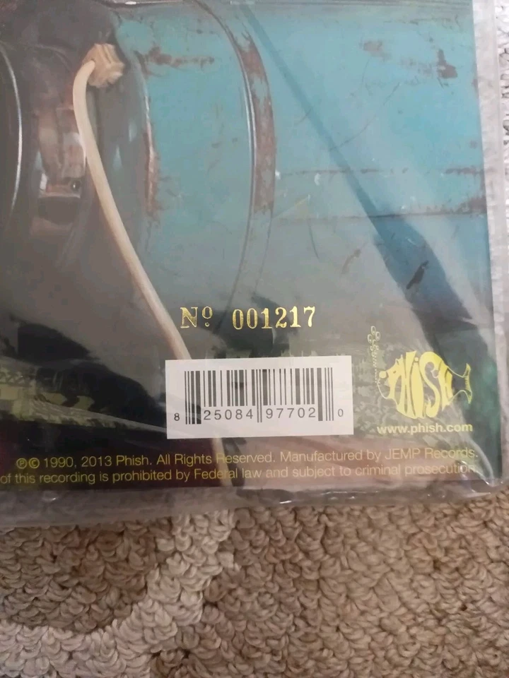 Phish Lawnboy vinyl sealed mint never opened gold embossed number 1217 - Image 4 of 4