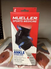 Mueller Adjustable Ankle Stabilizer  One Size Fits Most Max Support Level New
