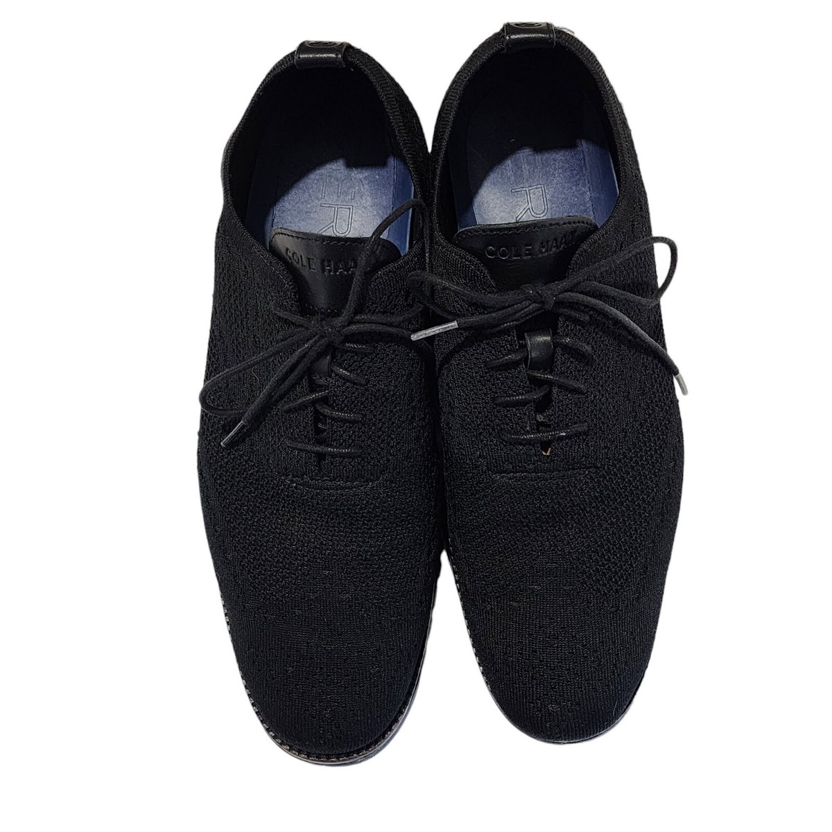 Cole Haan ØriginalGrand‎ Knit Wingtip Oxford (C30416) Black Knit Casual Shoes 8M ZERØGRAND Wingtip Oxford-C30416-BLACK STITCHLITE™-BLACK  main image 3