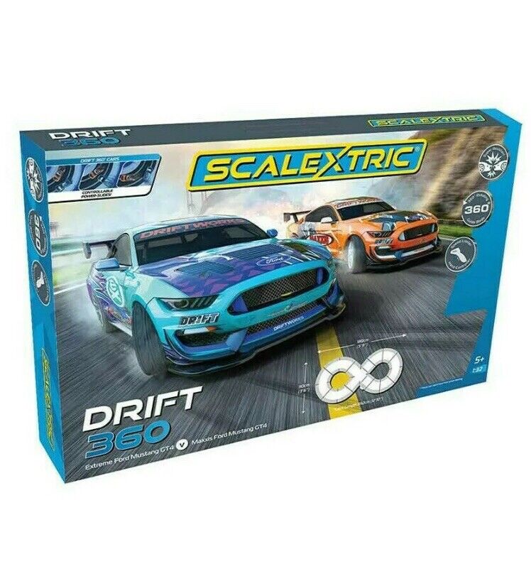 Conjunto de Correda Scalextric Drift 360 C1421M Ford Angola