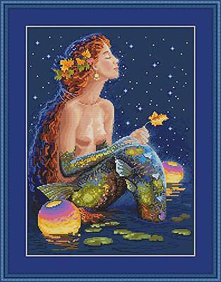 Merejka Counted Cross-Stitch Kit Stars K-17