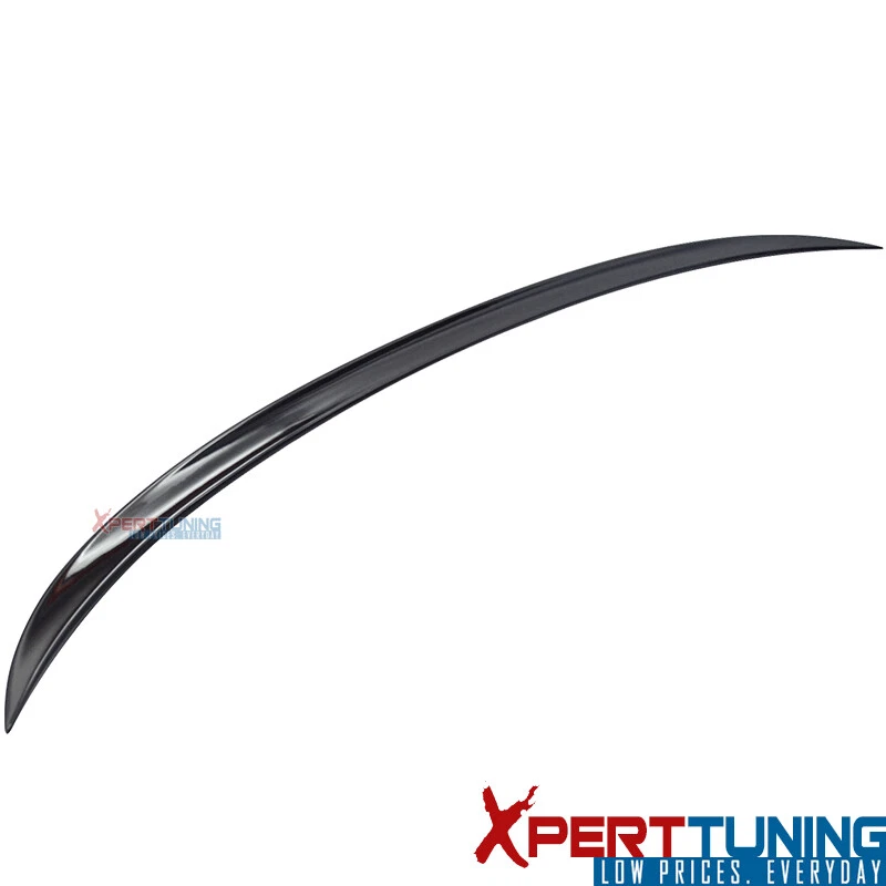 Fits 06-11 BMW 3-Series E90 M3 Style Painted #668 Jet Black Trunk Spoiler Wing Foto 3 de 4