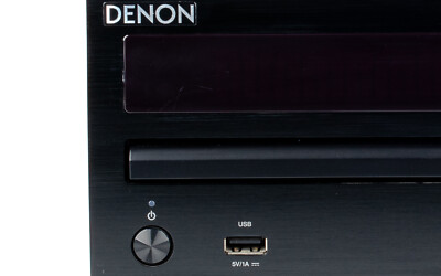 Denon RCD-M39 CD Receiver schwarz + FB / MP3 MWA / gewartet 1 Jahr