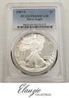 1987-S American Silver Eagle PCGS PR69 DCAM